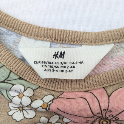H&M cotton sweatshirt - 3-4 yrs / 98-104