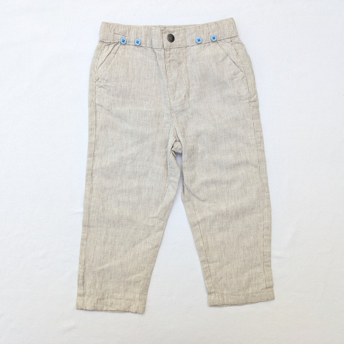 du pareil au meme striped cotton trousers - 3 yrs