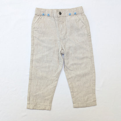 du pareil au meme striped cotton trousers - 3 yrs