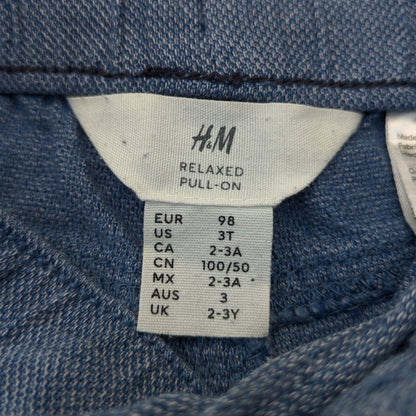 H&M striped cotton trousers - 3 yrs / 98