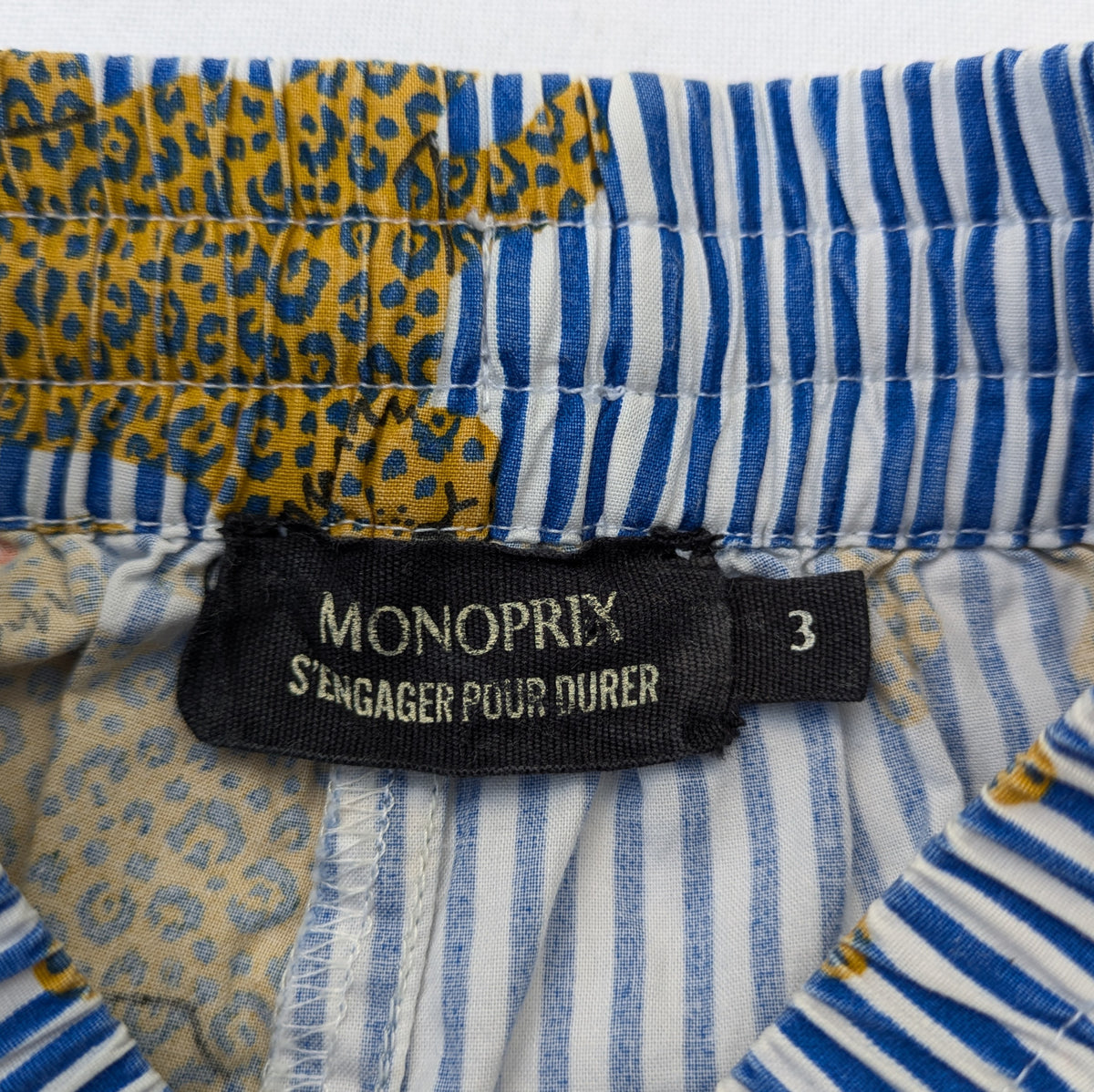 Monoprix cotton trousers - 3 yrs
