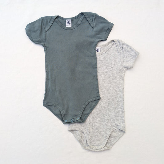 Petit Bateau set of 2 bodies - 36 m / 95