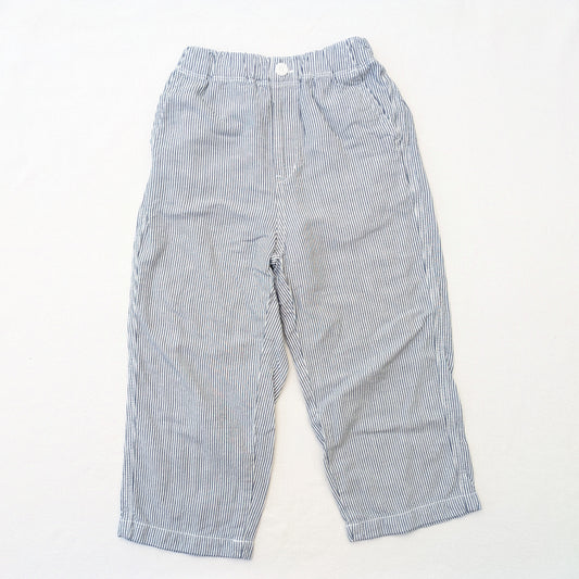 Uniqlo striped cotton trousers - 4 yrs
