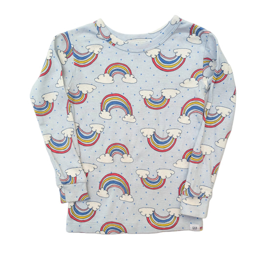 Gap Kids rainbow shirt - 4-5 yrs / 110