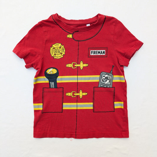 C&A fireman shirt - 4-5 yrs / 110