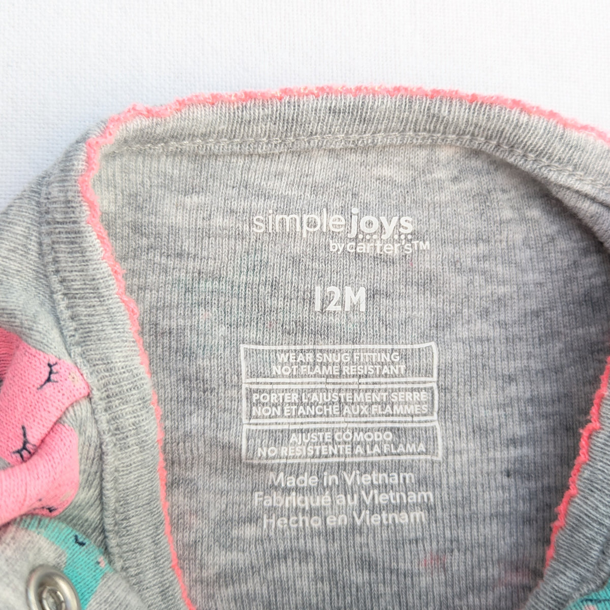 Simple Joys pyjamas - size 12 mo