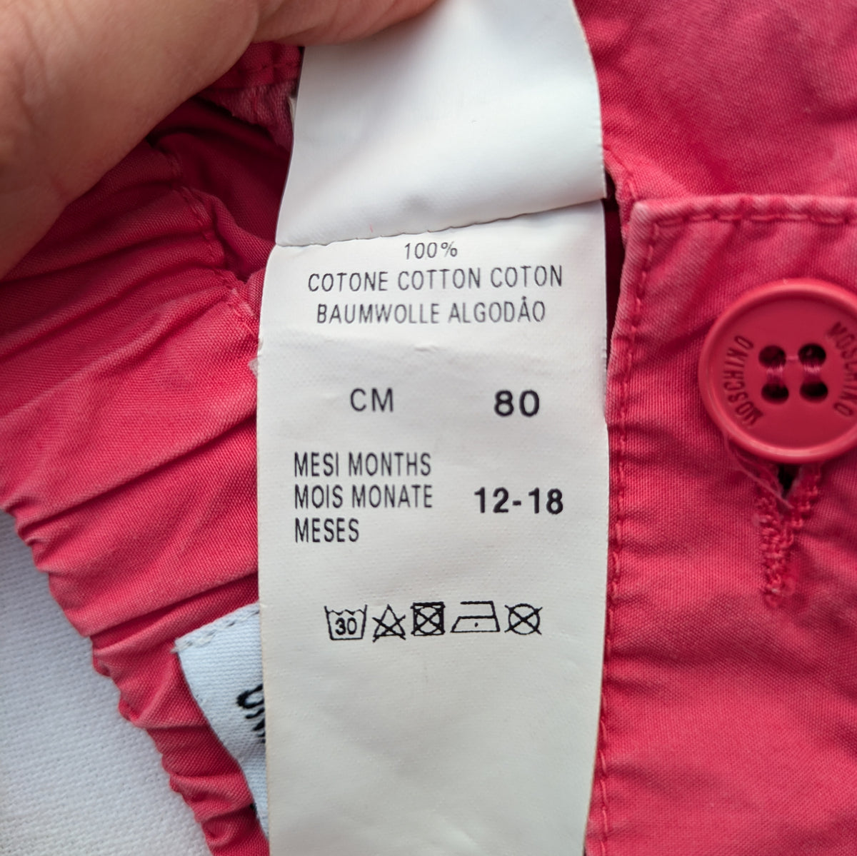 Moschino Baby shorts - 12 mo