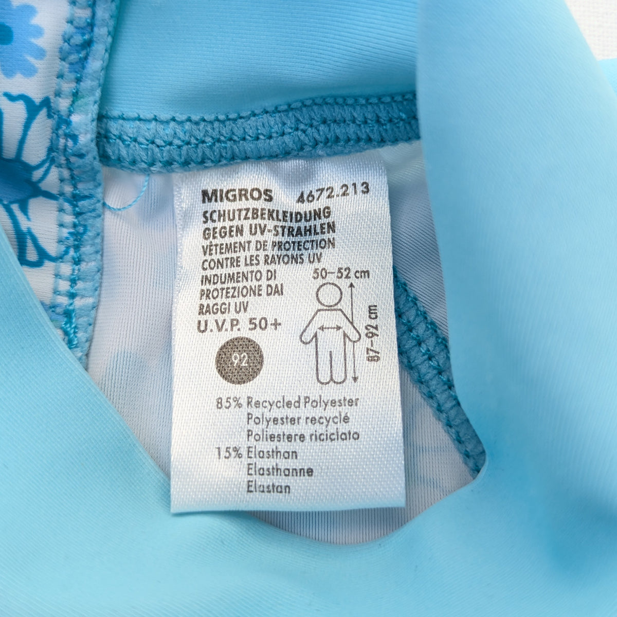 Migros UVP swim romper - 2 yrs / 92