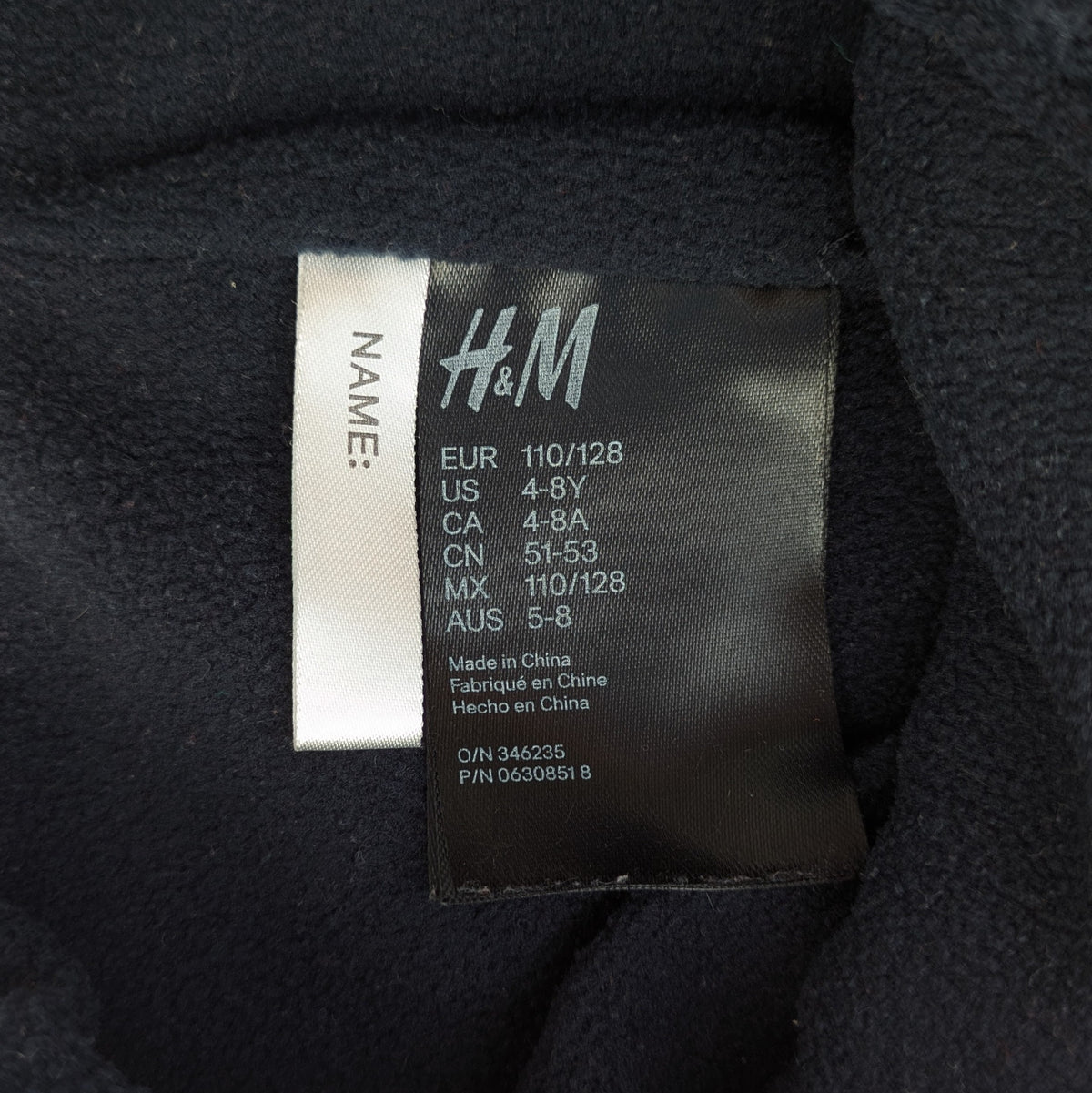 H&M Hat - 4-8 yrs / 110-128