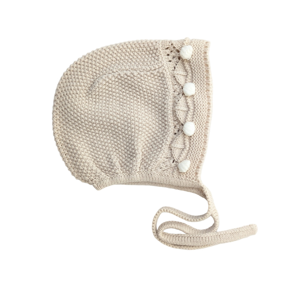 Cotton knit hat - 0-6 mo