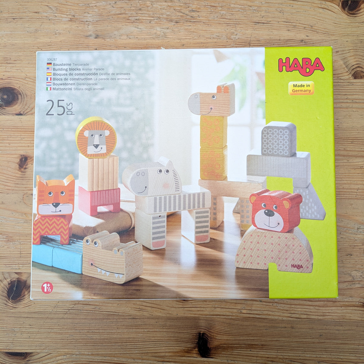 Haba Wooden animal blocks