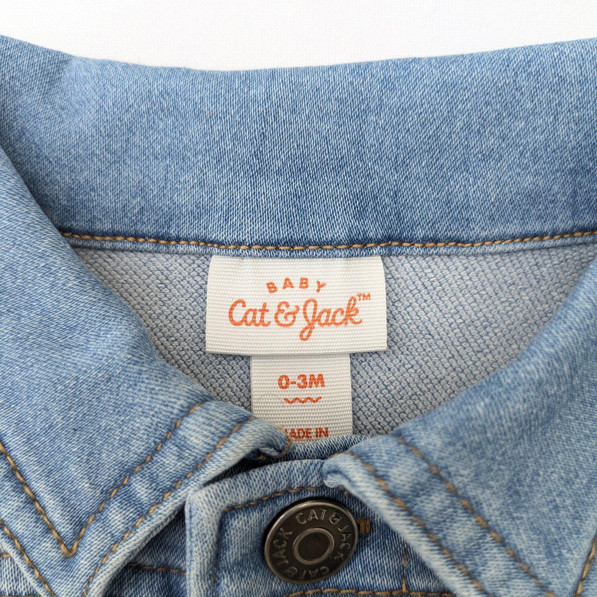 Cat & Jack denim jacket - 0-3 mo