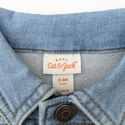 Cat & Jack denim jacket - 0-3 mo
