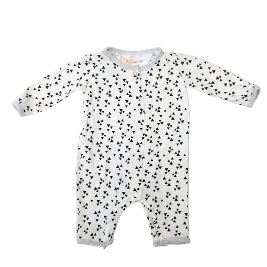 Baby one-piece romper - 0-3 mo / 50-56