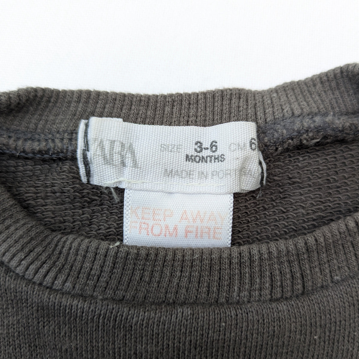 Zara sweatshirt - 3-6 mo
