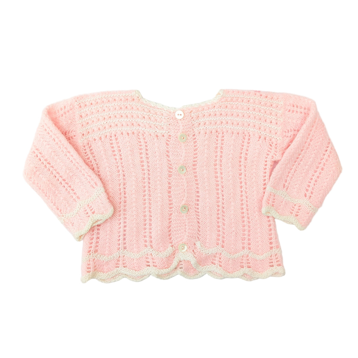 Hand-knit sweater - 0-6 mo