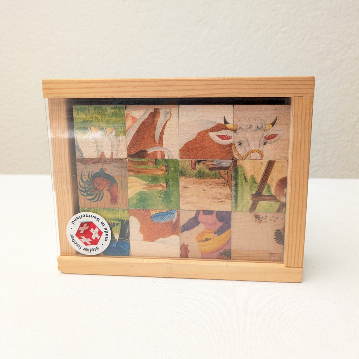 Atelier Fischer - Puzzle Blocks - Swiss farm scenes