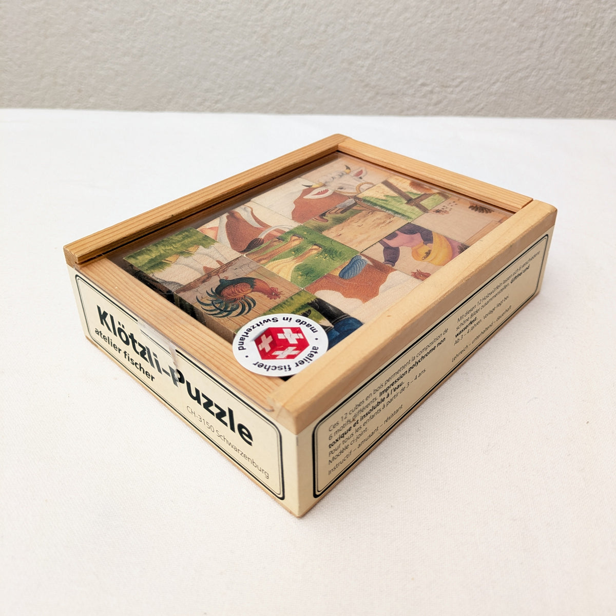 Atelier Fischer - Puzzle Blocks - Swiss farm scenes