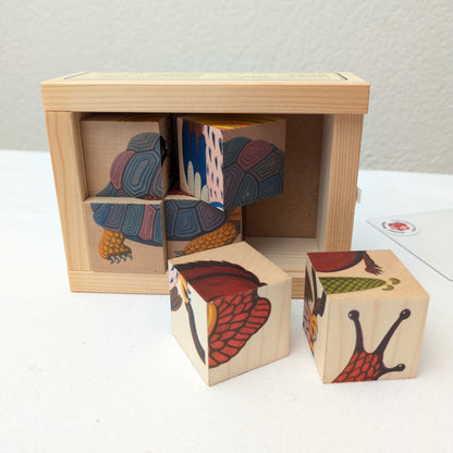 Atelier Fischer - Wooden Animal Puzzle Blocks