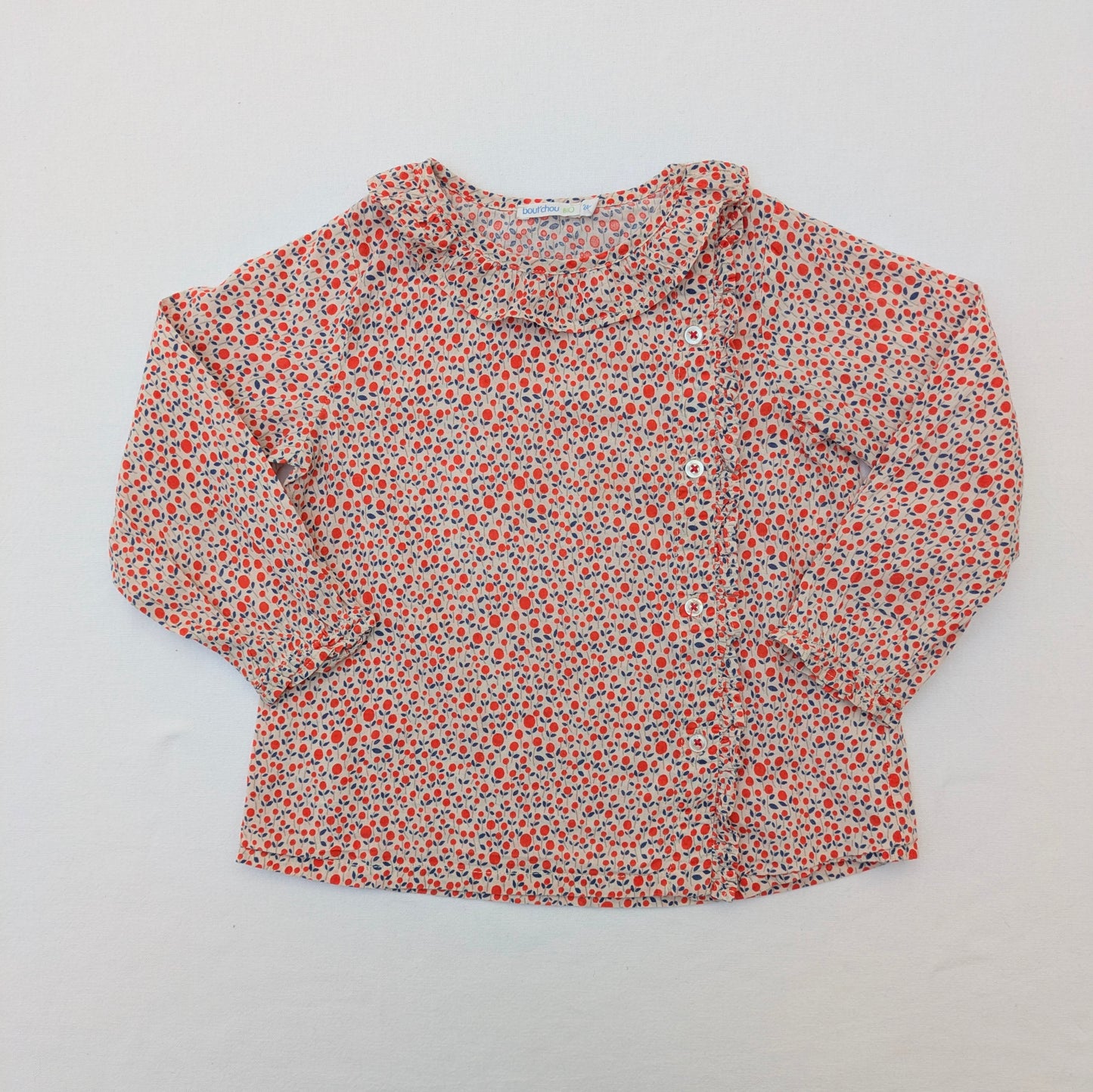 Bout'chou organic cotton blouse- 24 mo
