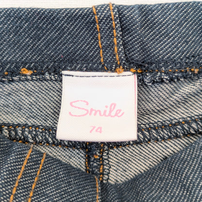 Leggings en jean Smile - 6-9 mois / 74 cm