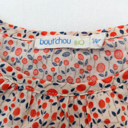 Bout'chou organic cotton blouse- 24 mo