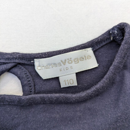 Charles Vogele glitzerndes Baumwoll-T-Shirt – 5 Jahre